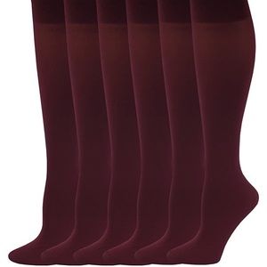 Sumona Trouser Socks. Burgundy Color